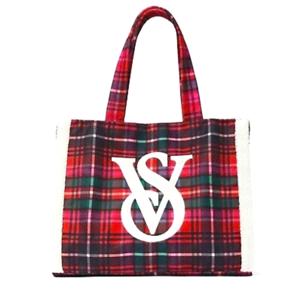 Victoria’s Secret Flannel Tote NWT